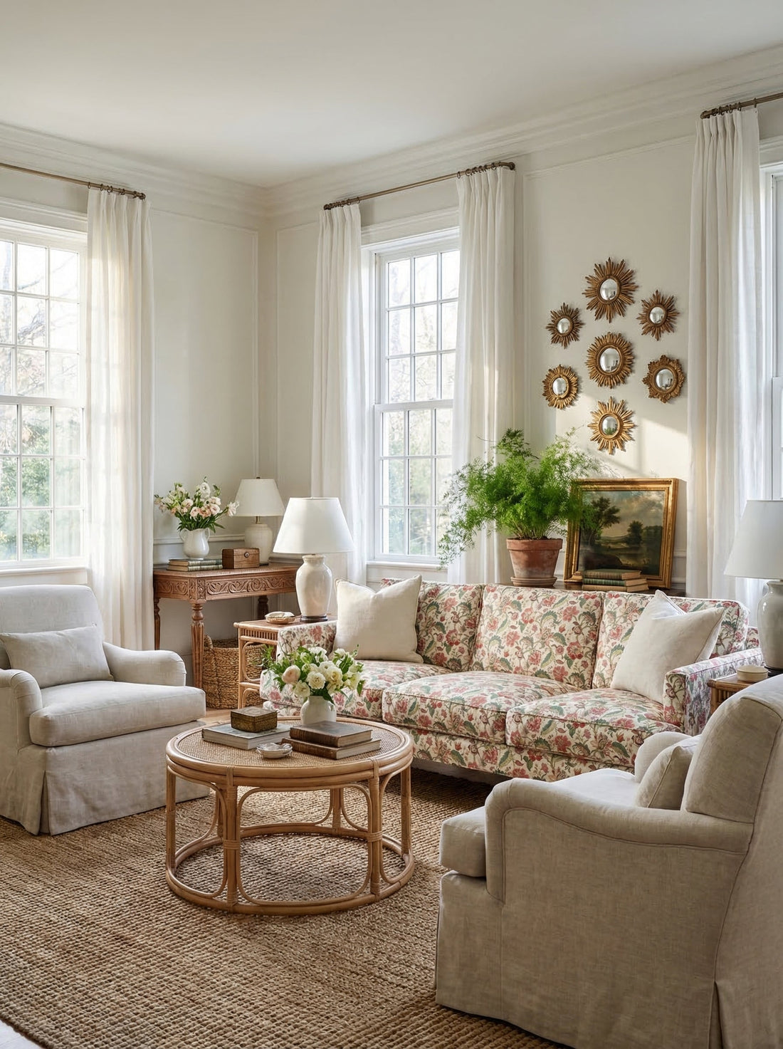 How to Style a Floral Sofa: 7 Designer-Approved Approaches