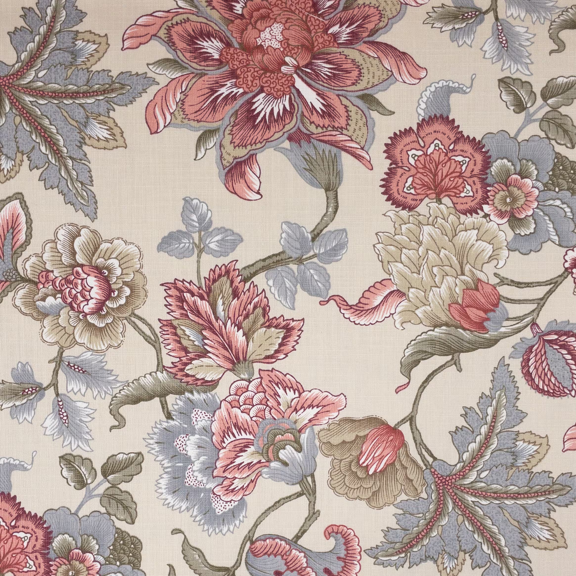 Alhambra Chintz Floral Print Fabric
