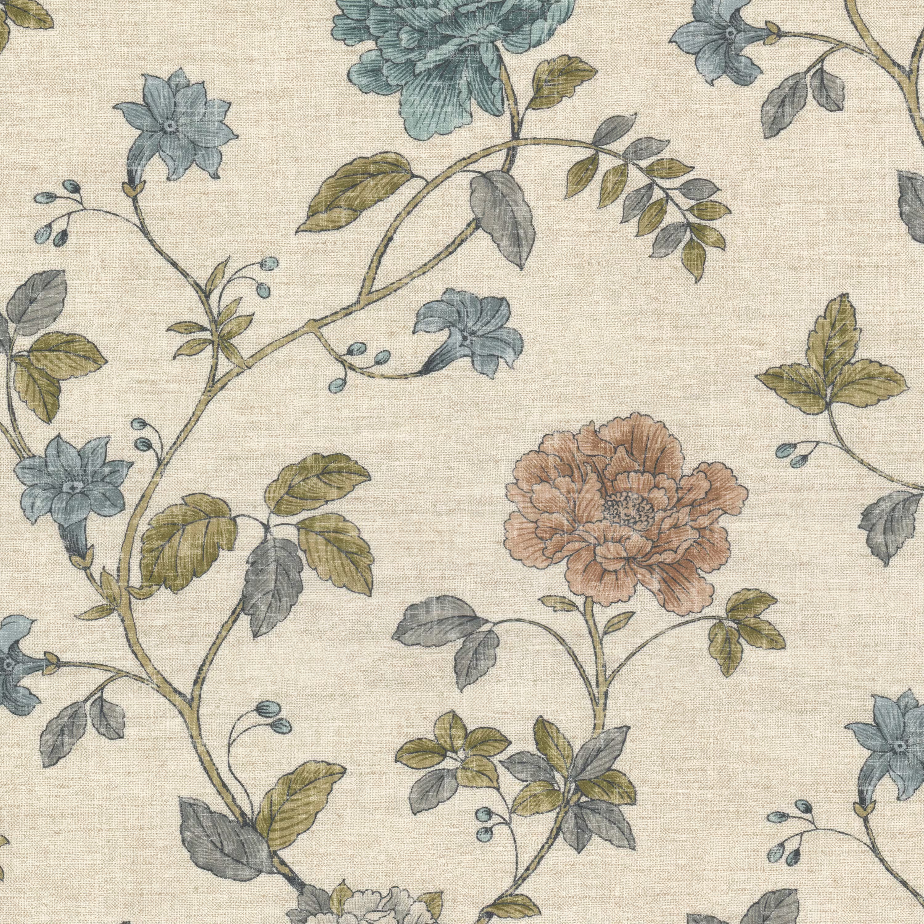 Biltmore Chintz Floral Print Fabric
