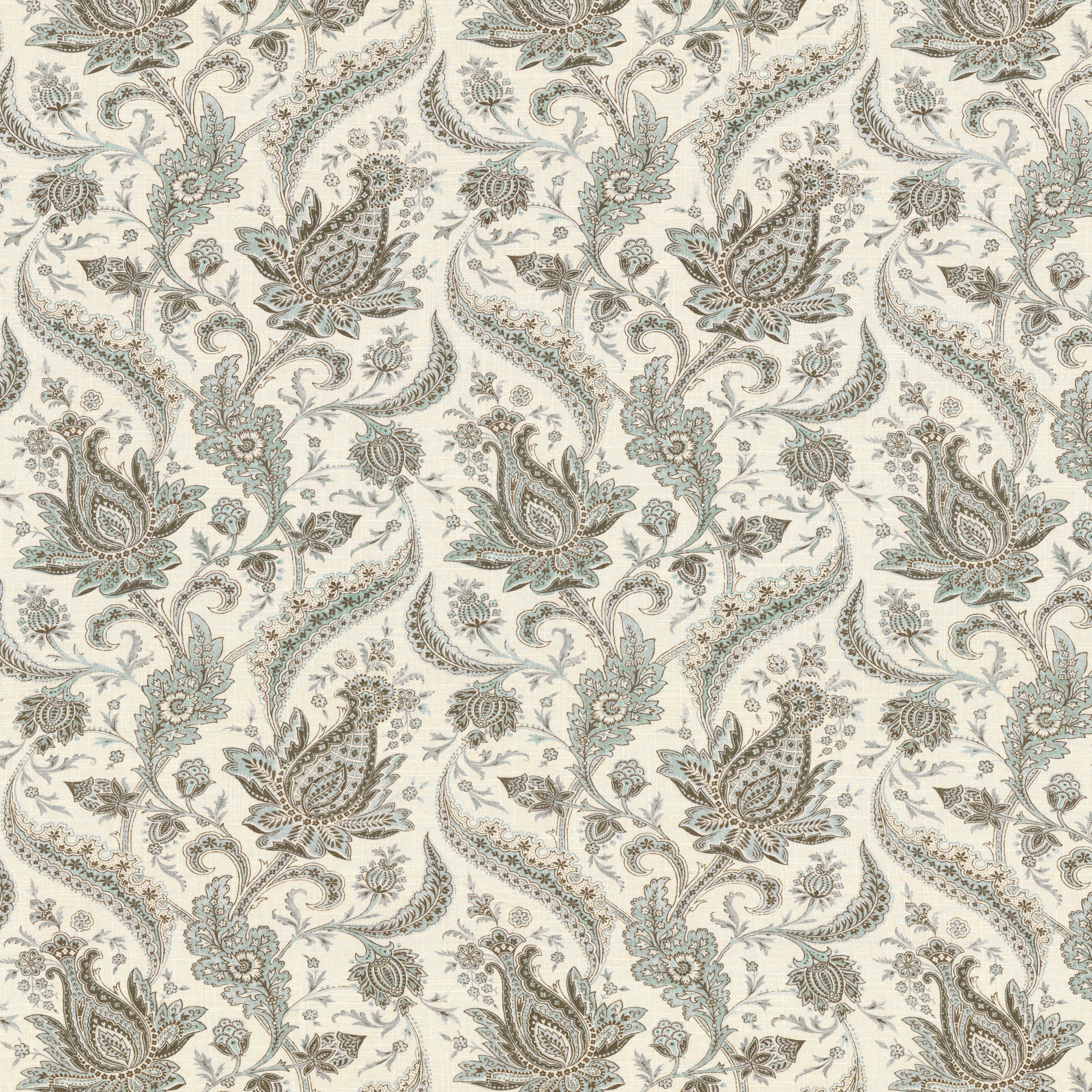 Majorelle Paisley Floral Print Fabric