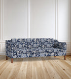 90” Giverny Slope-Arm Floral Sofa