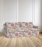 90” Ravello Floral Sofa With Skirt