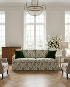 90” Ravello Floral Sofa With Skirt
